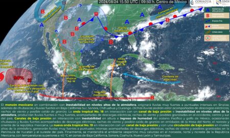 Pronostica SMN chubascos para este fin de semana en Tamaulipas