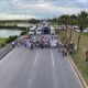 Protesta de madres buscadoras paraliza por cuatro horas la carretera Reynosa-Monterrey