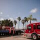 Bomberos de Matamoros reciben donación de equipo por parte de Brownsville Fire Department.