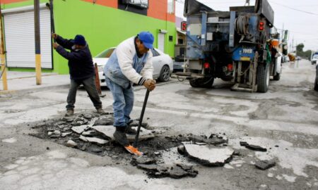 Transformación urbana en Matamoros: rehabilitan calles en Las Brisas